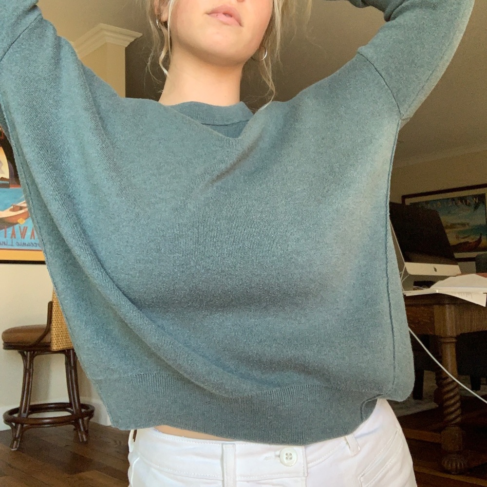 Dark green sweater